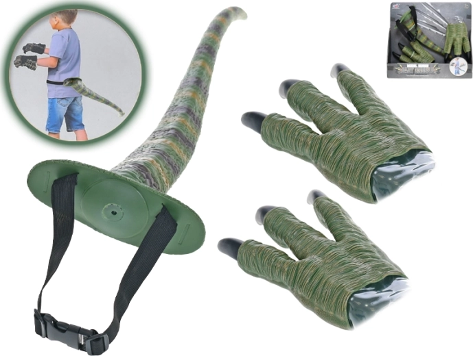 Dinosaurusz farok és karmok gyerekeknek 45 cm