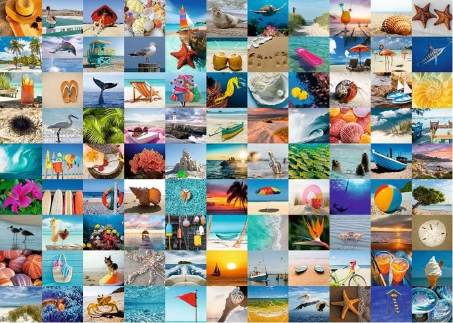 RAVENSBURGER puzzle 99 pillanat a tengernél 1000 darab