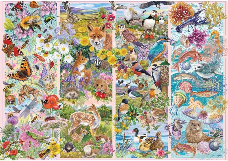 Kíváncsi teremtmények puzzle - 500 darab