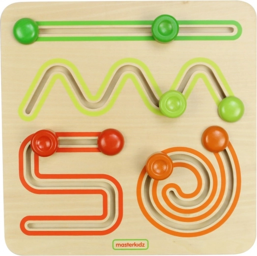 MASTERKIDZ Montessori fa tolós labirintustábla