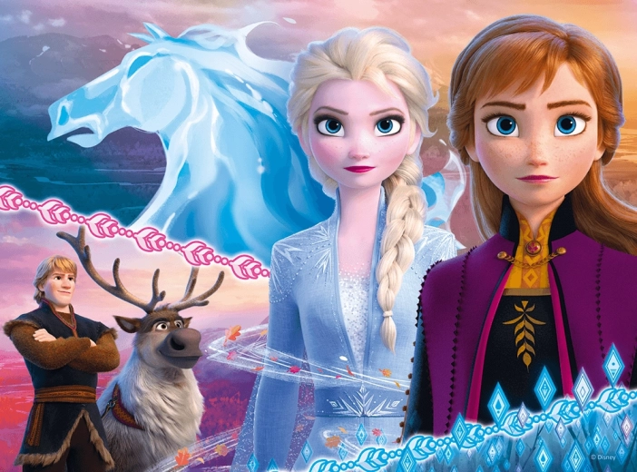30 darabos puzzle - Nővérek bátorsága - Disney Jégvarázs 2