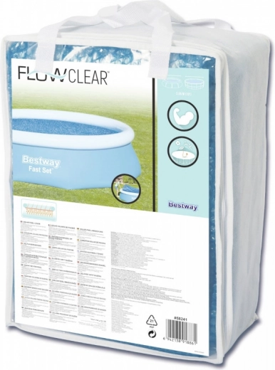 Bestway 305 cm-es napelemes medencetakaró