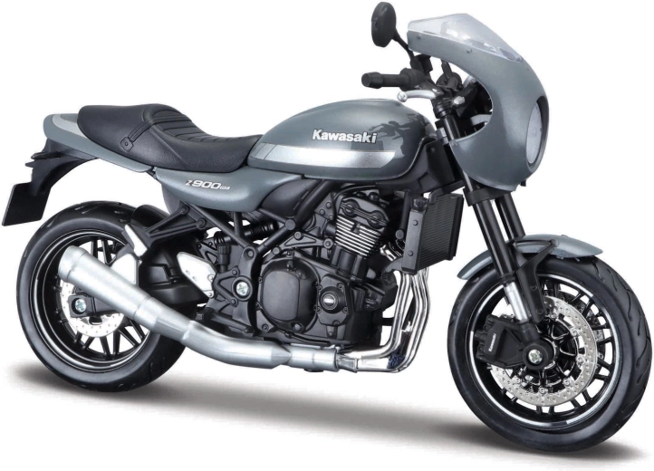 Maisto Kawasaki Z900RS Cafe motorkerékpár modell, szürke, 1:12
