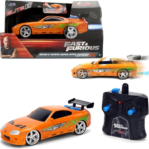 RC Toyota Supra Nitro Fast & Furious autó, 19 cm