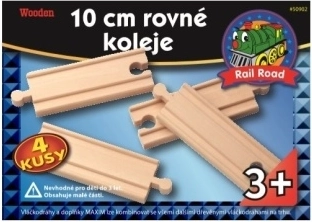 Egyenes sínek 10 cm