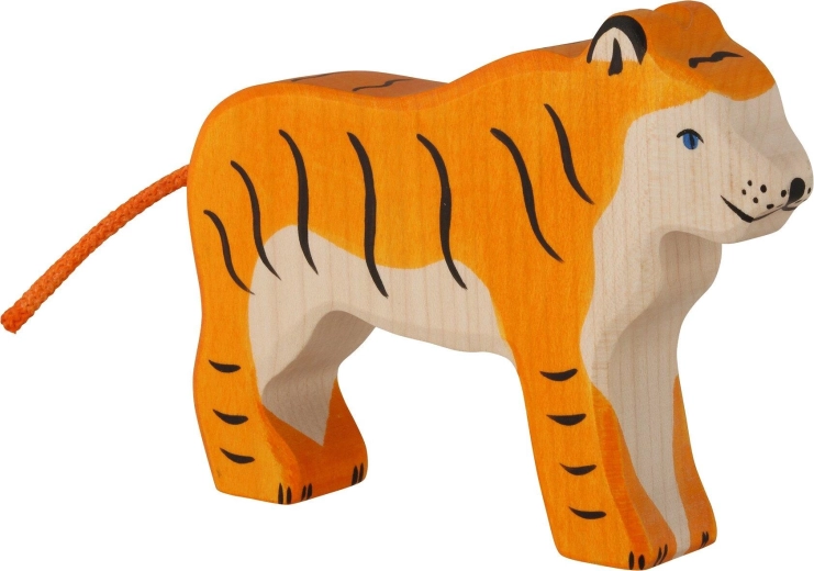 Holztiger álló tigris - 1 darab