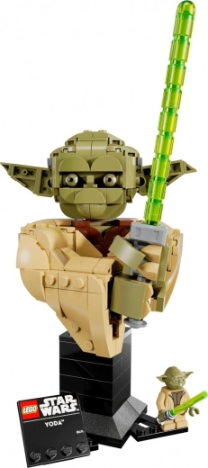 Autentikus kiállítási Yoda modell