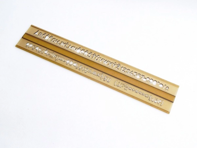 KOH-I-NOOR betűsablon 5 mm, mechanikus ceruzához