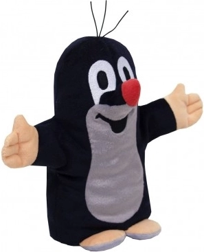 Vakond plüss kézibaba 20 cm
