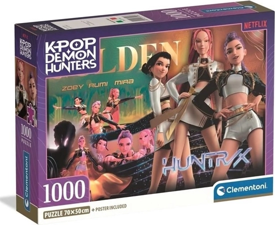 Clementoni puzzle K‑Pop Demon Hunters 1000 darab