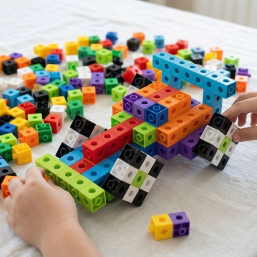 Könnyen összekapcsolható 3D kockák