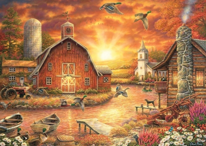 Új nap puzzle 3000 darabbal