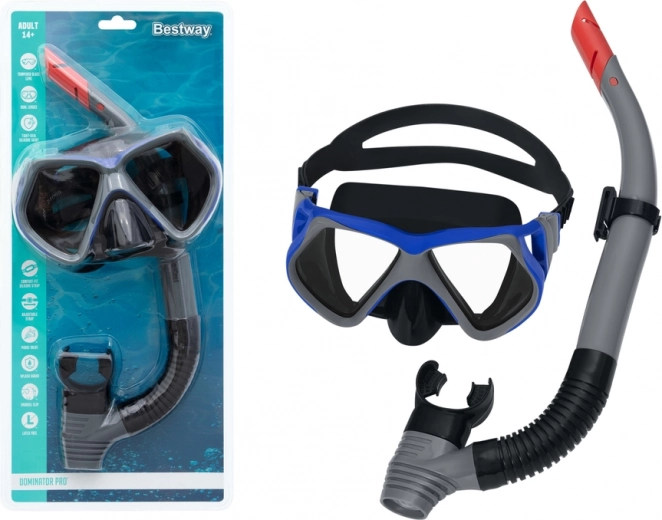 BESTWAY búvárkészlet – maszk és snorkel – fekete