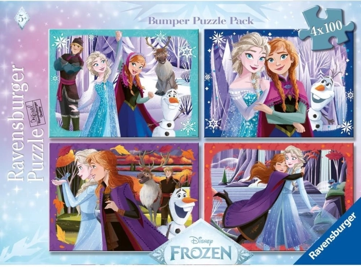 Ravensburger puzzle Disney Jégvarázs 4×100 darab