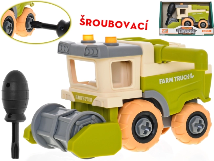 Csavarozható kombájn 15 cm szabadfutással