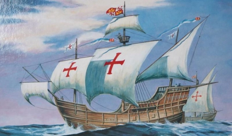 Santa Maria hajómakett 1:270