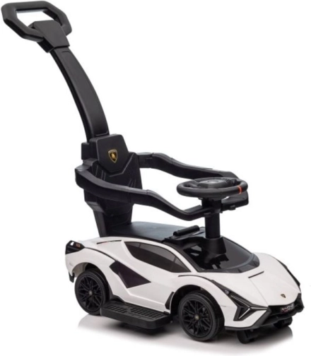 Lamborghini QLS-996T tolórúddal ellátott futóbicikli – Fehér