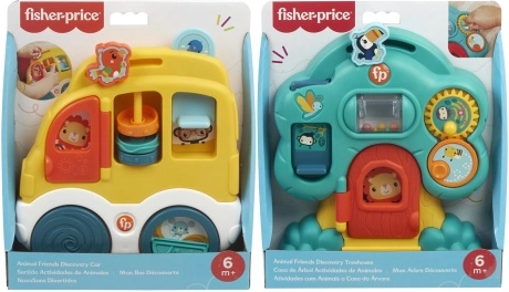 Fisher-Price Felfedezés állatokkal – interaktív baba játék