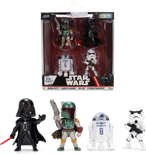 Star Wars Metalfigs 4 fémből készült figura készlete – 4 db