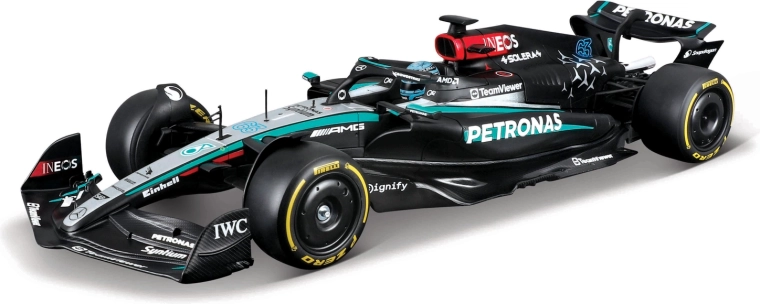 Bburago F1 versenymodell építőkészlet Mercedes‑AMG Petronas W15 2024 George Russell 1:24