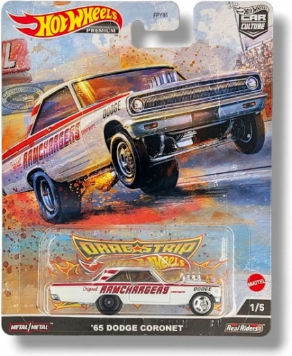 Hot Wheels Premium Dodge Coronet 1965 – fém modell gyűjtőknek