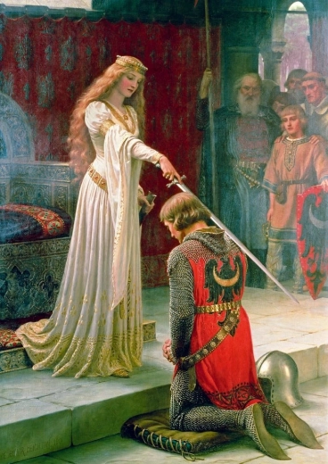 Puzzle Edmund Blair Leighton – Dicséret 1000 darab