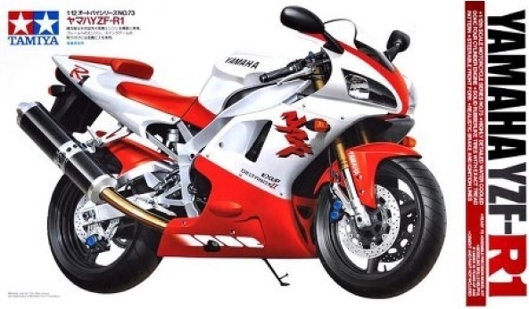 Műanyag YAMAHA YZF-R1 motorkerékpár makett ragasztáshoz és festéshez