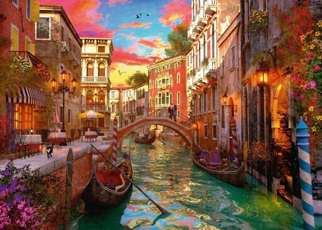 Romantikus Velence puzzle 1000 darabbal