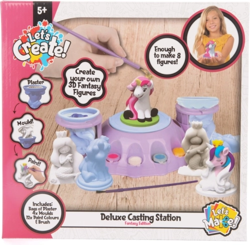 Deluxe Egyszarvú gipsz figura készítő készlet