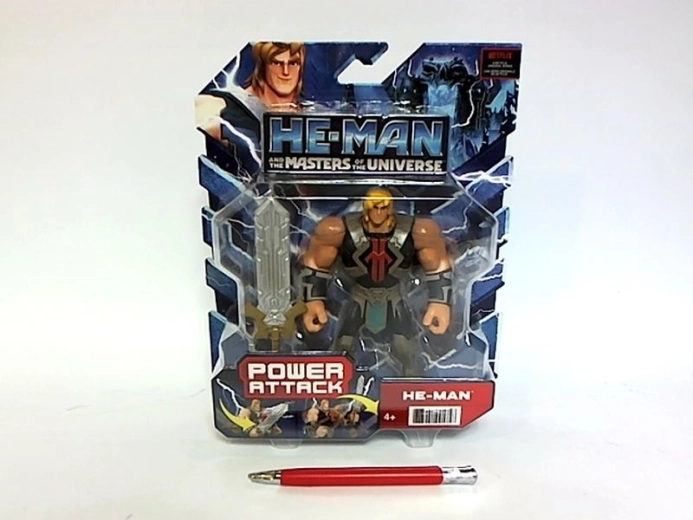 He-Man Power Attack figura karddal (Masters of the Universe)