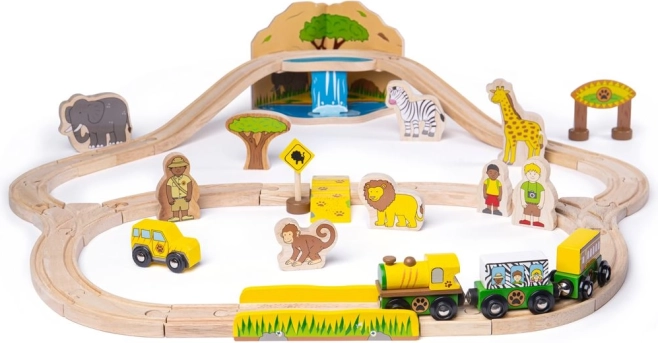 BIGJIGS RAIL Safari fa vonatpálya