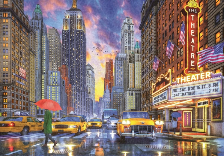 Clementoni puzzle Esős Manhattan 2000 darab