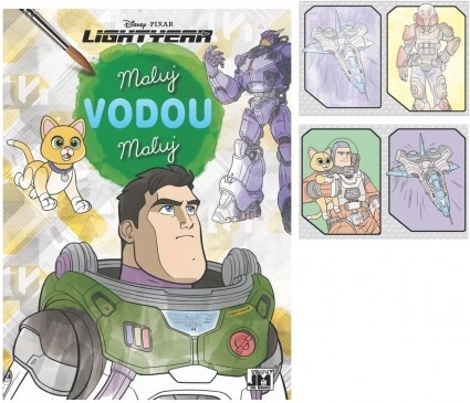 Színező Fess vízzel Rakéta