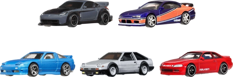 Öt legendás filmes autó egy csomagban