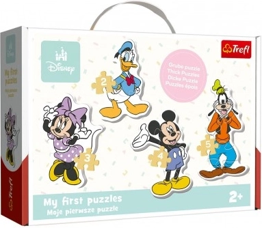Bébi puzzle Mickey egér és barátai 14 darab