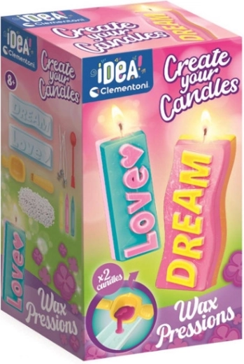 Mini gyertyagyár Üzenetek – kreatív készlet