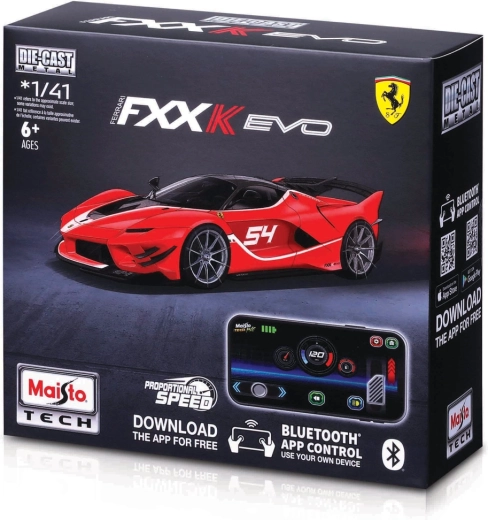 Maisto RC Ferrari FXX-K EVO piros 1:41 világítással