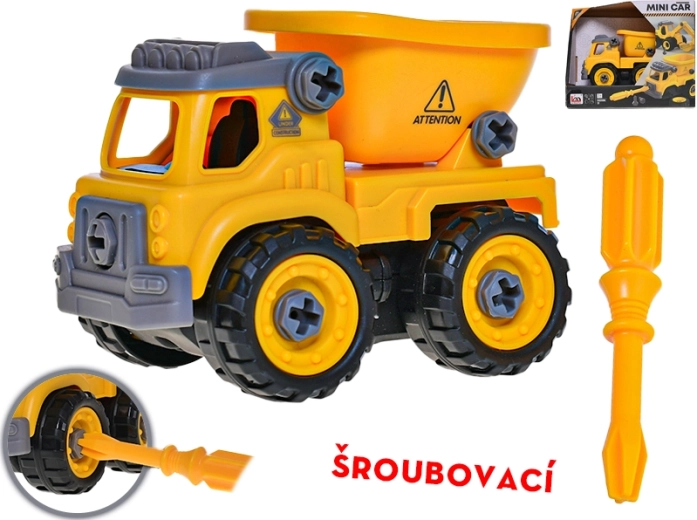 Csavarozható billenőautó 12 cm