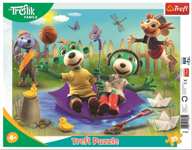 Treflíci puzzle 25 darabos
