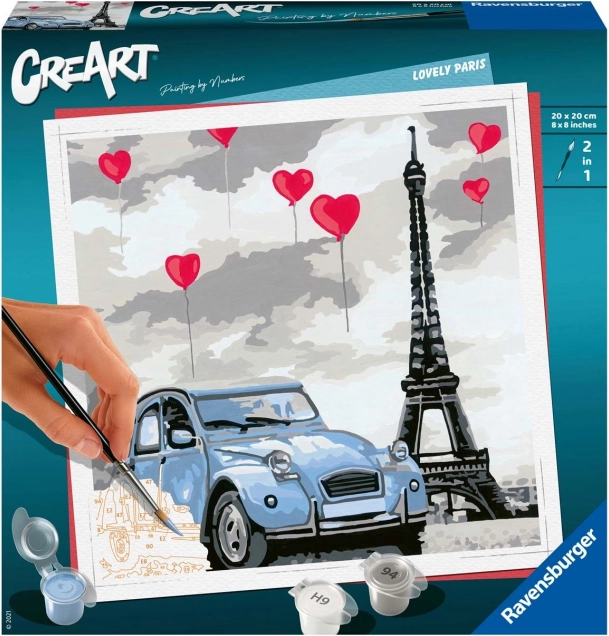 CreArt Lovely Paris – festőkészlet 12 éves kortól