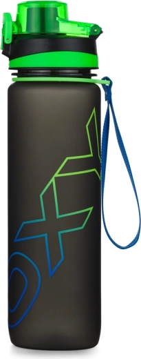 OXY Life Tritán kulacs 1 l – fekete–zöld