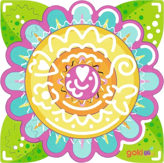 Mandala spirográf Goki