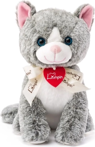 Woodyland Lumpin plüss cica Madeleine 25 cm, sötétszürke