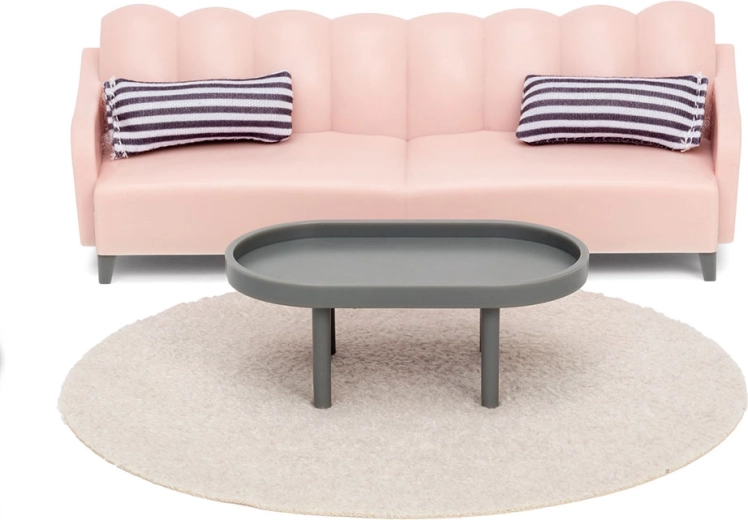 Lundby basic nappali bútor szett babaházhoz