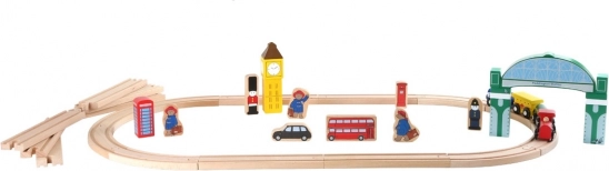 fából készült Paddington vasút – londoni pályaudvar, 43 darab