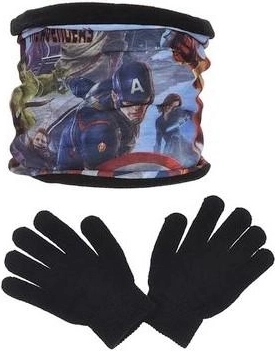 Avengers nyakmelegítő és kesztyű