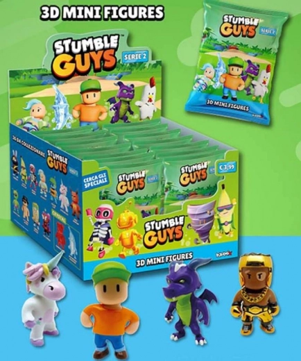 Stumble Guys – 3 darabos gyűjthető figura szett ablakos dobozban