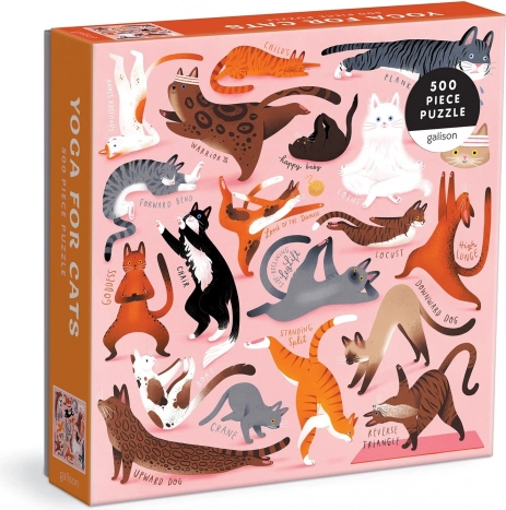 Jóga puzzle macskáknak 500 darabos