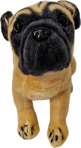 Plüss mops kutya - 1 db