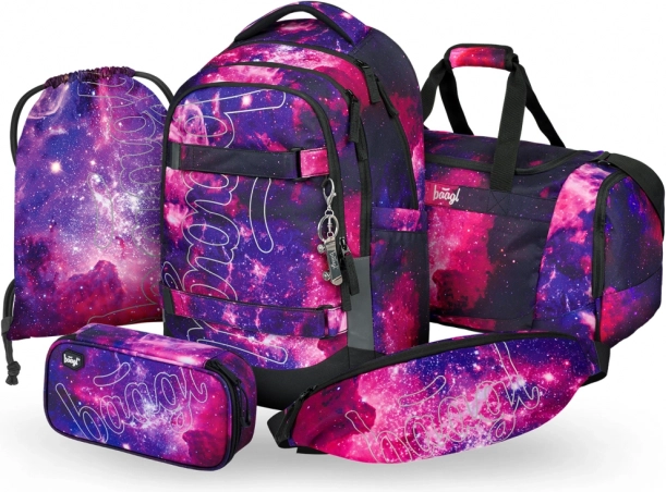 Baagl Galaxy Készlet: hátizsák, tolltartó, zsák, sporttáska
